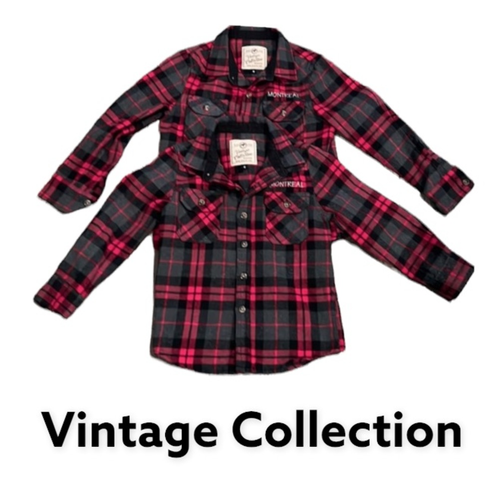 Authentic Vintage Collection boys flannel shirts available in sz 2 & 4